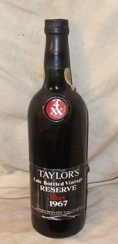 Taylor's Late Bottled Vintage, Reserve Port. 1967.