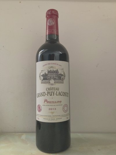 Chateau Grand-Puy-Lacoste 5eme Cru Classe, Pauillac 2013