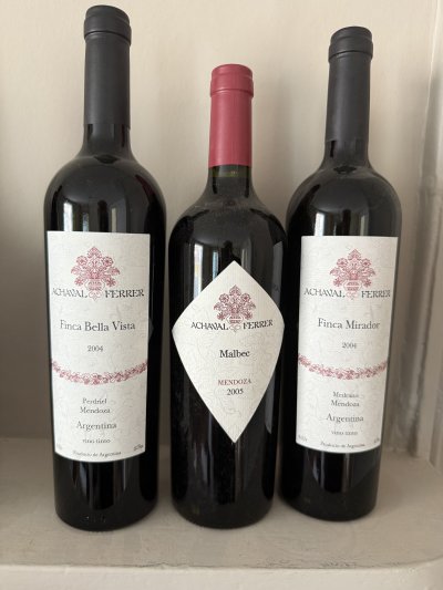 Trio of top Argentinan from achaval ferrer