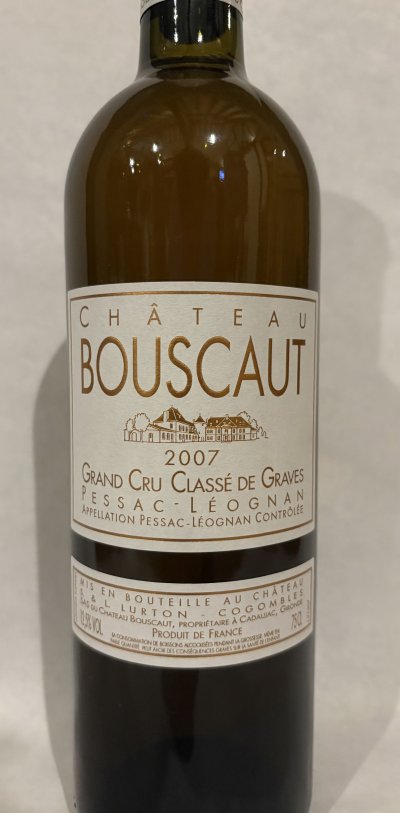 Chateau Bouscaut, Blanc Cru Classe, Pessac-Leognan