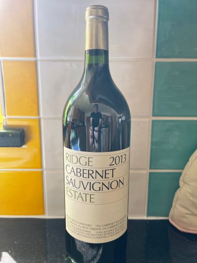 Ridge Vineyards, Estate Cabernet Sauvignon, Santa Cruz Mountains