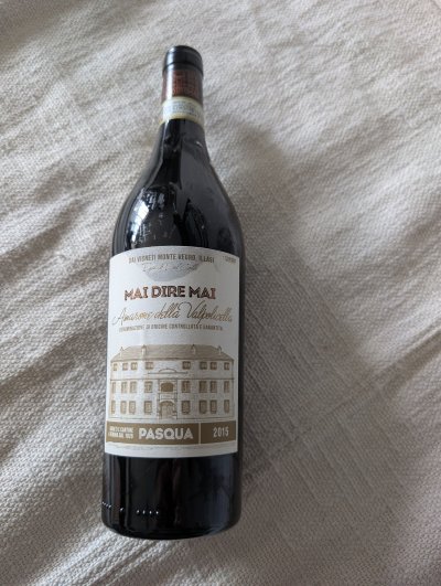 Pasqua, Amarone della Valpolicella, Mai Dire Mai