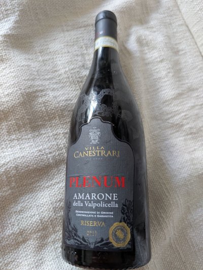Wine of The Sea (Villa Canestrari), Amarone della Valpolicella