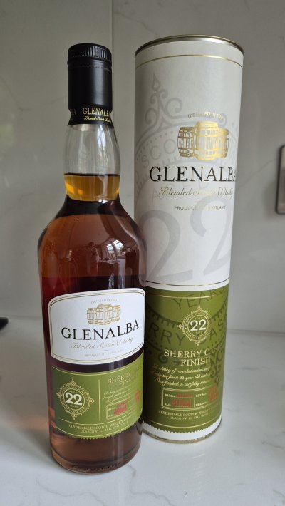 Glenalba 22 Year Old Sherry Cask Finish Blended Scotch Whisky