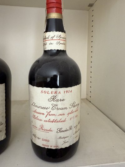 Jose Pemartin & Co, Berisford Solera 1914 Rare Amoroso Cream Sherry