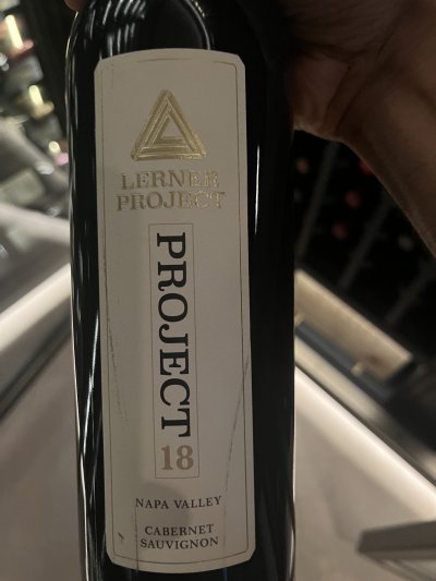 Lerner Project, Project 18 Cabernet Sauvignon, Napa Valley