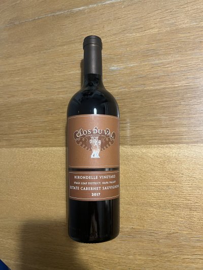 Clos Du Val, Hirondelle Vineyard Cabernet Sauvignon, Stags Leap District