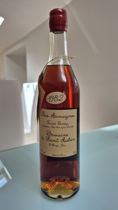 Francis Darroze, Domaine de Saint Aubin Bas Armagnac 1982