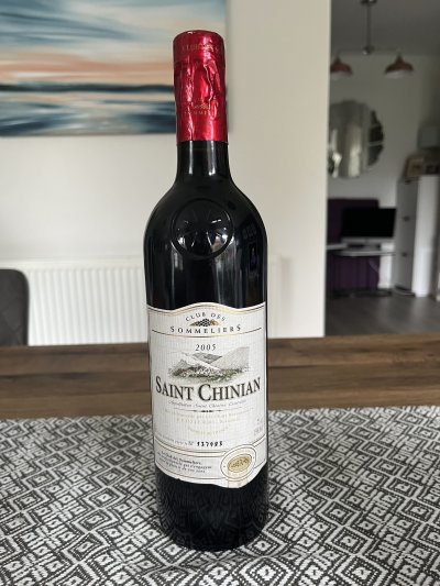 club des sommeliers saint chinian 2005