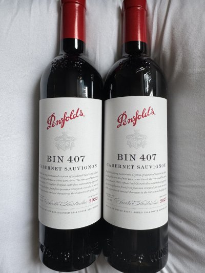 Penfolds, Bin 407 Cabernet Sauvignon, South Australia