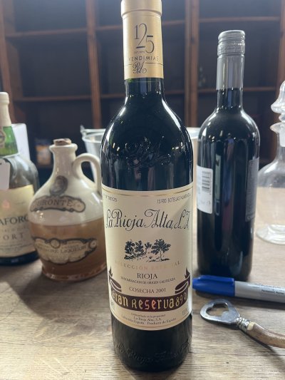 La Rioja Alta Gran Reserva 890 2001