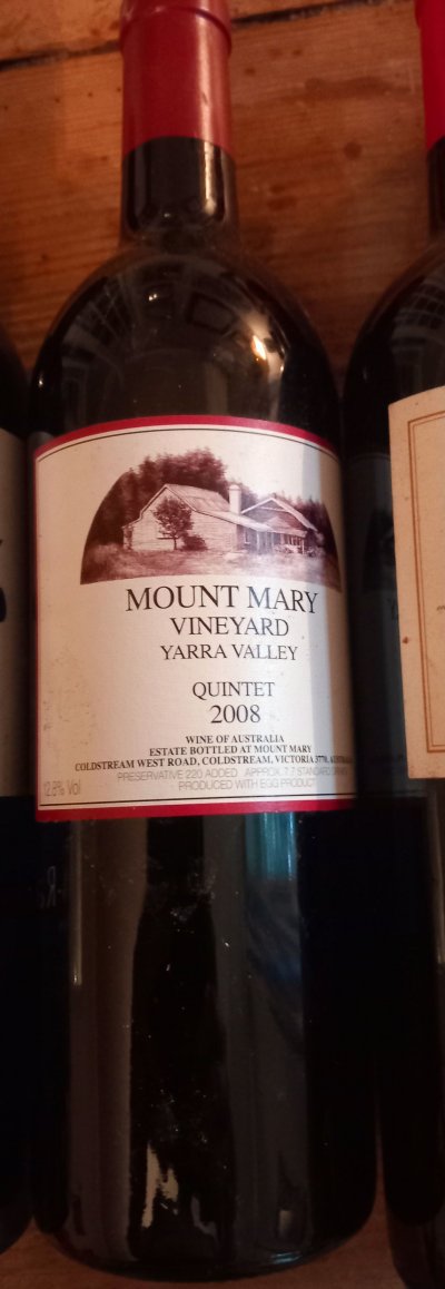 Mount Mary Vineyard, Quintet, Yarra Valley