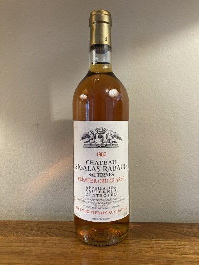 Chateau Sigalas Rabaud Premier Cru Classe, Sauternes