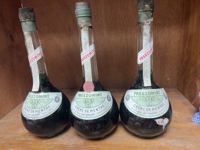 3 X Bots Freezomint Crème de menthe Cusenier 70cl 27% Alc Original