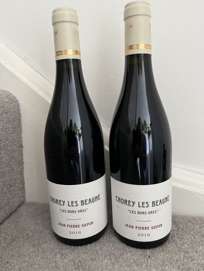2016 (2 bottles) Domaine Jean-Pierre Guyon, Chorey-les-Beaune, Les Bons Ores
