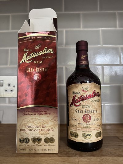 Matusalem 15 Year Old Gran Reserva Rum