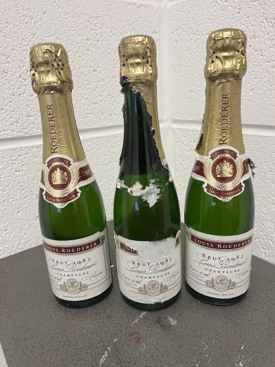3 X Louis Roederer Vintage 1982 Halves