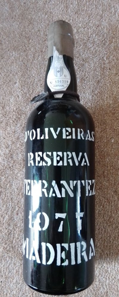 D'Oliveras Reserva Terrantez 1977 Madeira