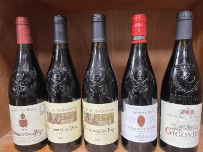 Chateauneuf du Pape & Gigondas X 5 Mature Quality Rhone 