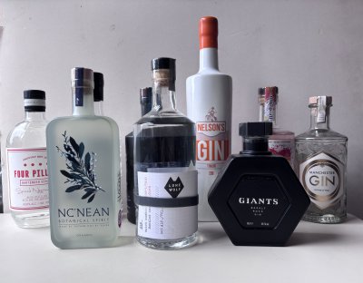 Chose Four from eclectic gin collection
