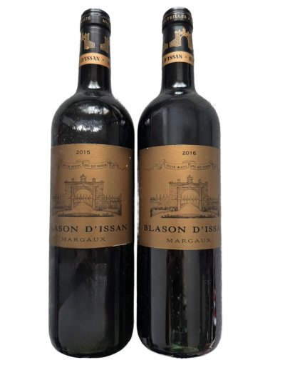 Blason d'Issan, Margaux mixed vintages 2015 and 2016