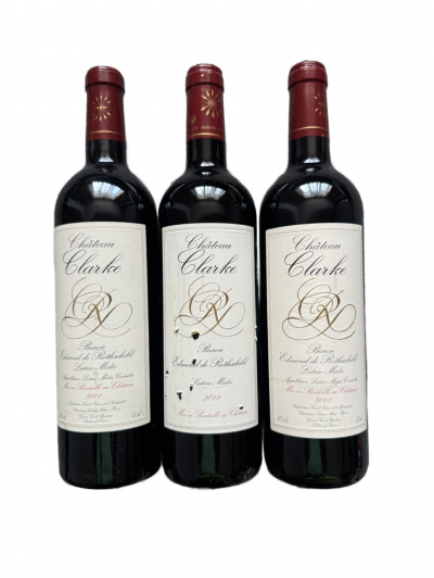 Chateau Clarke, Listrac-Medoc mixed vintages