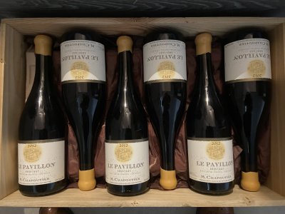 M. Chapoutier, Ermitage, Le Pavillon Rouge 2012 100 points 6 Bottles