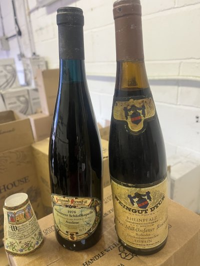 2 X Ultra rare German RED Wine Auslese & Eiswein !!