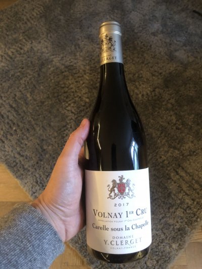 Domaine Y. Clerget, Volnay Premier Cru, Carelle sous la Chapelle