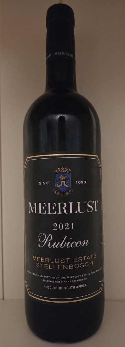 Meerlust, Rubicon, Stellenbosch