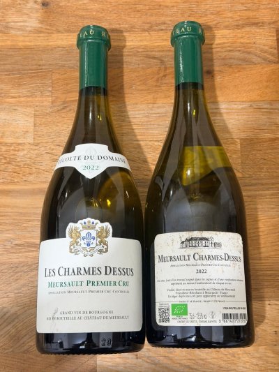 Chateau de Meursault, Meursault Premier Cru, Charmes