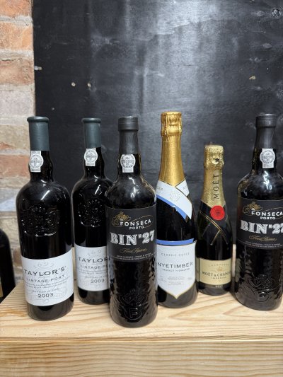 Mixed port / champagne x 6