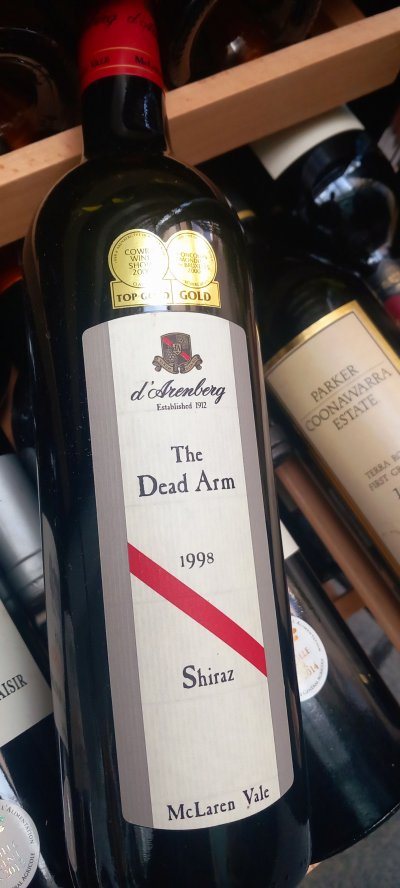 d'Arenberg, The Dead Arm Shiraz, McLaren Vale