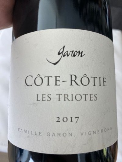 Cote Rotie Les Triotes Domaine Garon