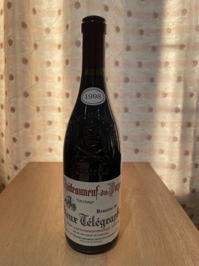 Vieux Telegraphe, Chateauneuf-du-Pape, La Crau Rouge. JS 97pts