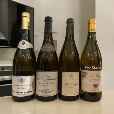 Mixed Lot of White Wine 4 Bottles