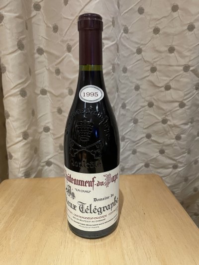 Vieux Telegraphe, Chateauneuf-du-Pape, La Crau Rouge. WS 95Pts