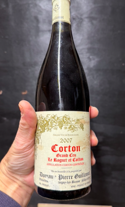 Pierre Guillemot, Corton Grand Cru, Le Rognet et Corton