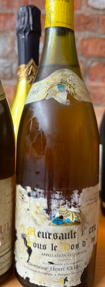 Henri Clerc, Meursault Premier Cru, Blagny Sous le Dos d'Ane