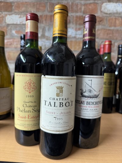 Bordeaux bin ends x 3