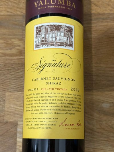 Yalumba, The Signature Cabernet Sauvignon Shiraz, Barossa