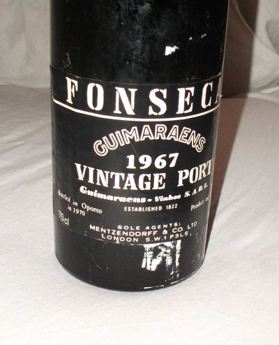 1967 Fonseca, Guimaraens Vintage Port.  