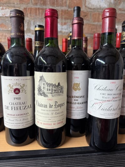 Bordeaux bin ends x 4