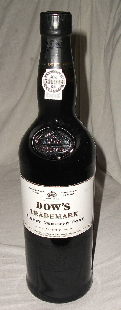 Dow's Trademark.  Finest Reserve Port.