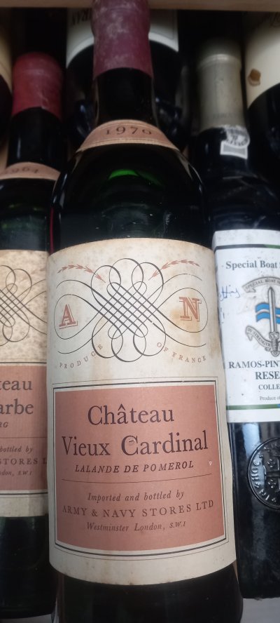 Chateau Vieux Cardinal ARMY NAVY STORES WESTMINSTER 