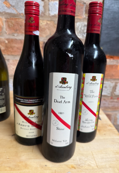 d'Arenberg, The Dead Arm Shiraz, McLaren Vale & friends x 3
