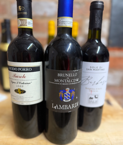 mixed italian bin ends x 3