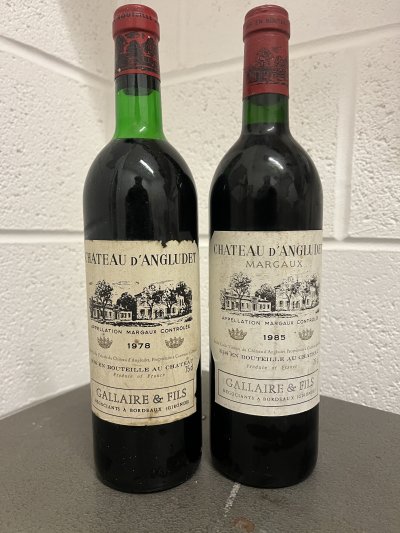 Clairet d'Angludet, Margaux 1985 & 1978