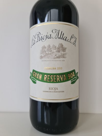 La Rioja Alta Gran Reserva 904 2010 150cl 