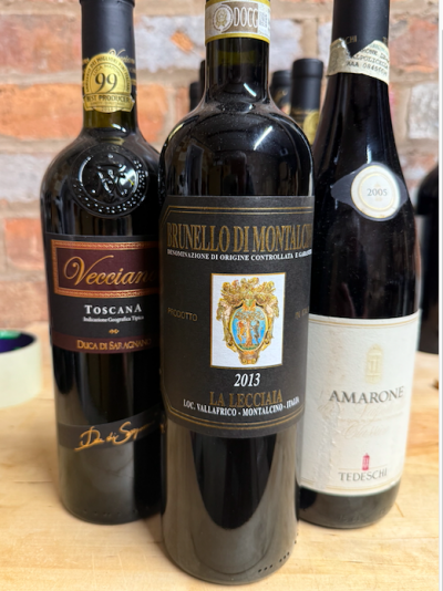 mixed italian wines x 3 